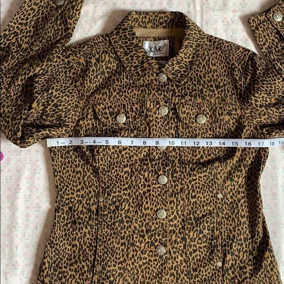 LAL Live a Little Animal Print Jacket Size S - Picture 11 of 16